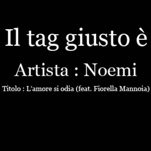 벨소리 L'Amore Si Odia - Noemi feat. Fiorella Mannoia